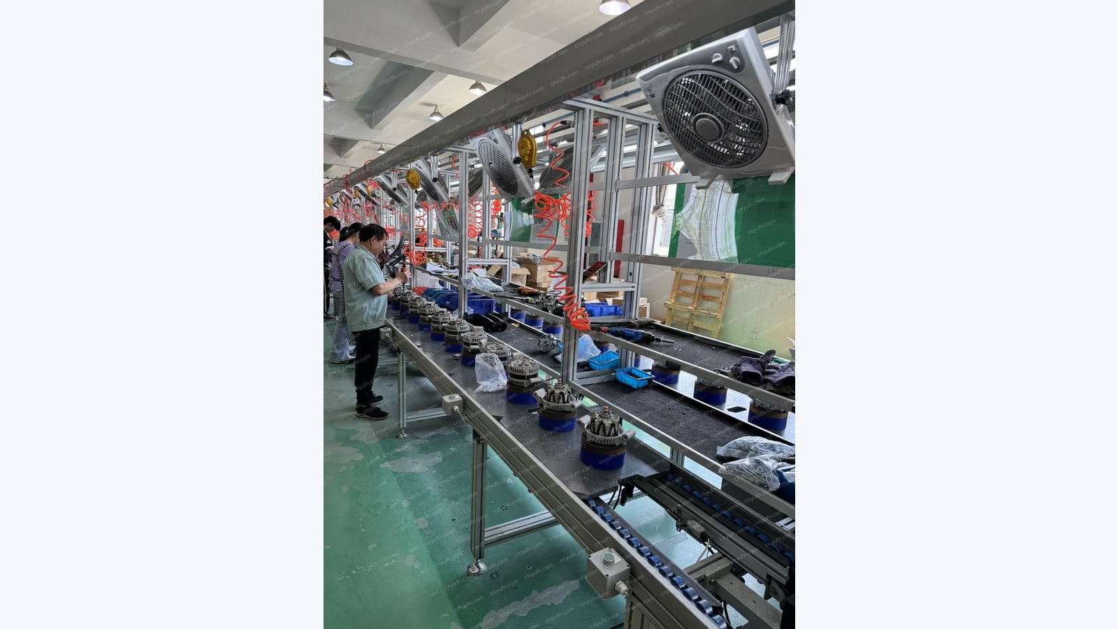 automotive alternator assembly line