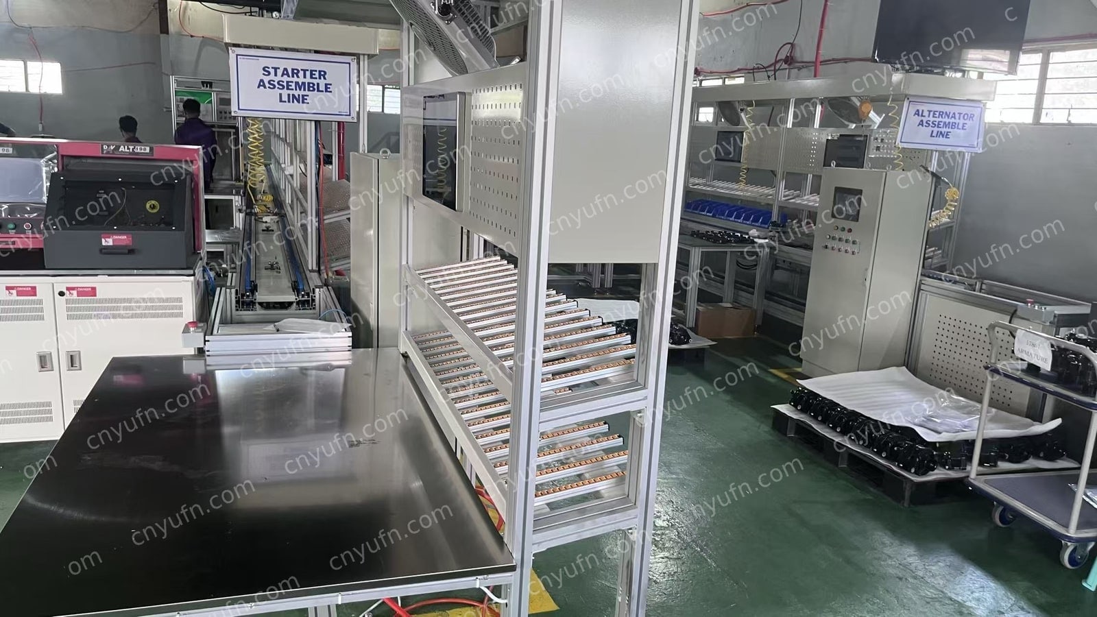 automotive starter assembly line