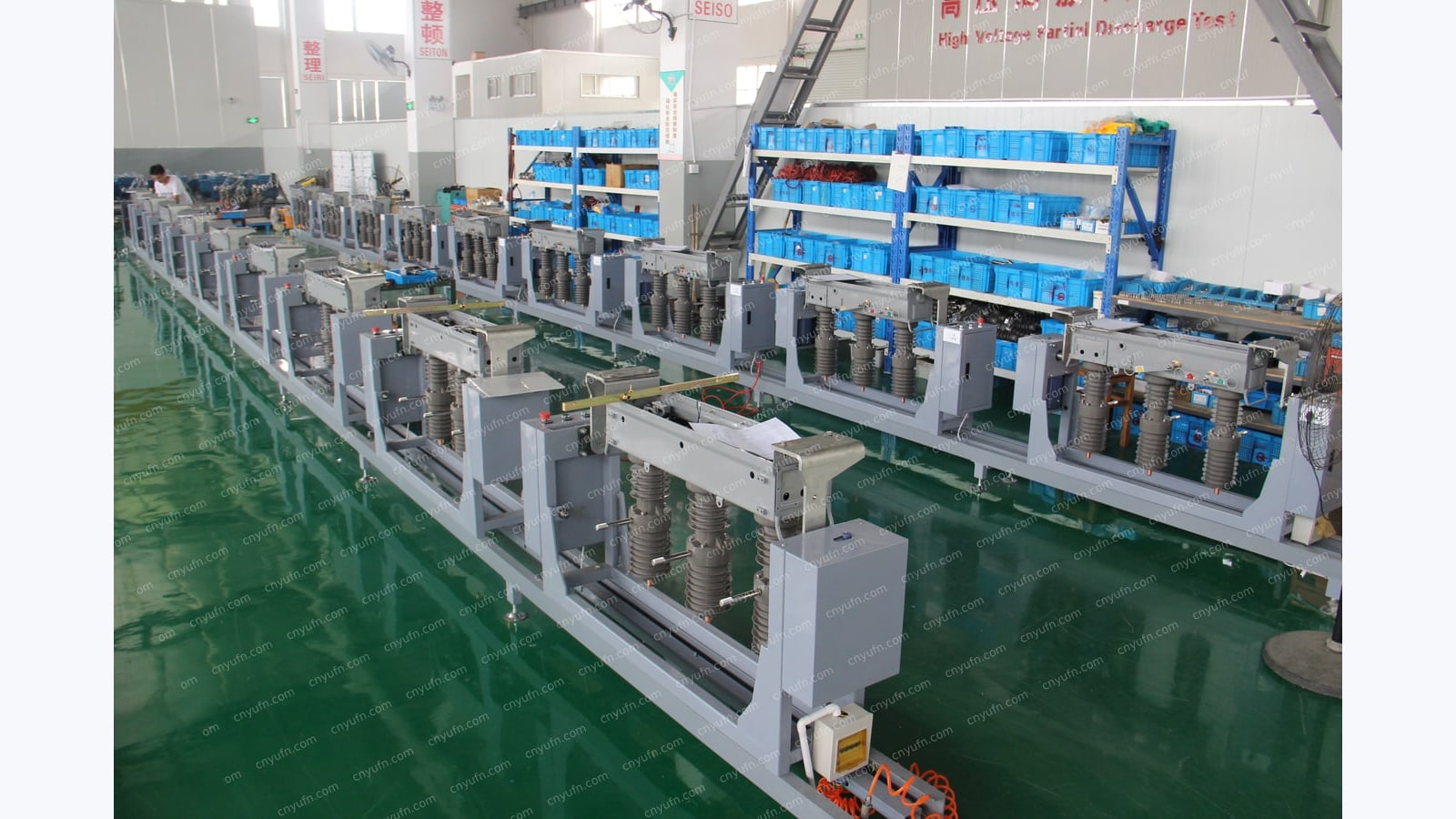 recloser assembly line workshop