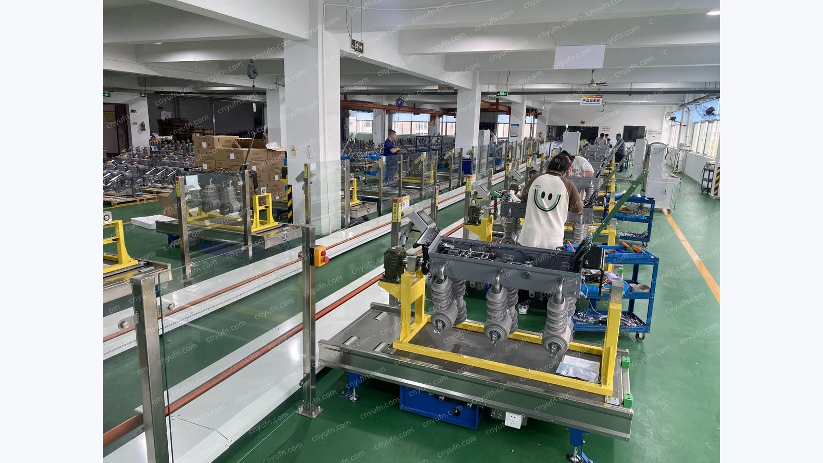 recloser circuit breaker assembly line