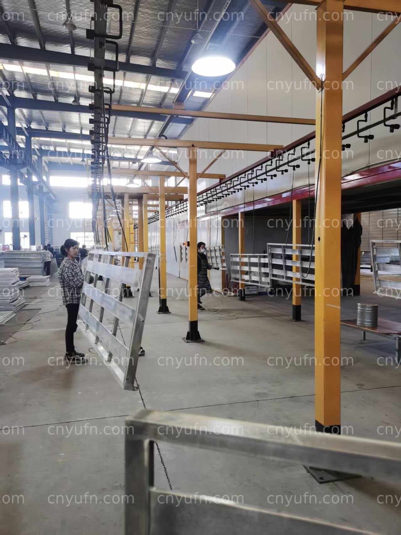 Aluminum Furniture and Plastic Parts Coating Line Case