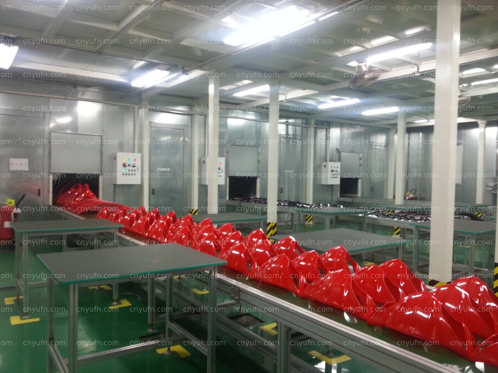 electric bike plastic parts coating line
