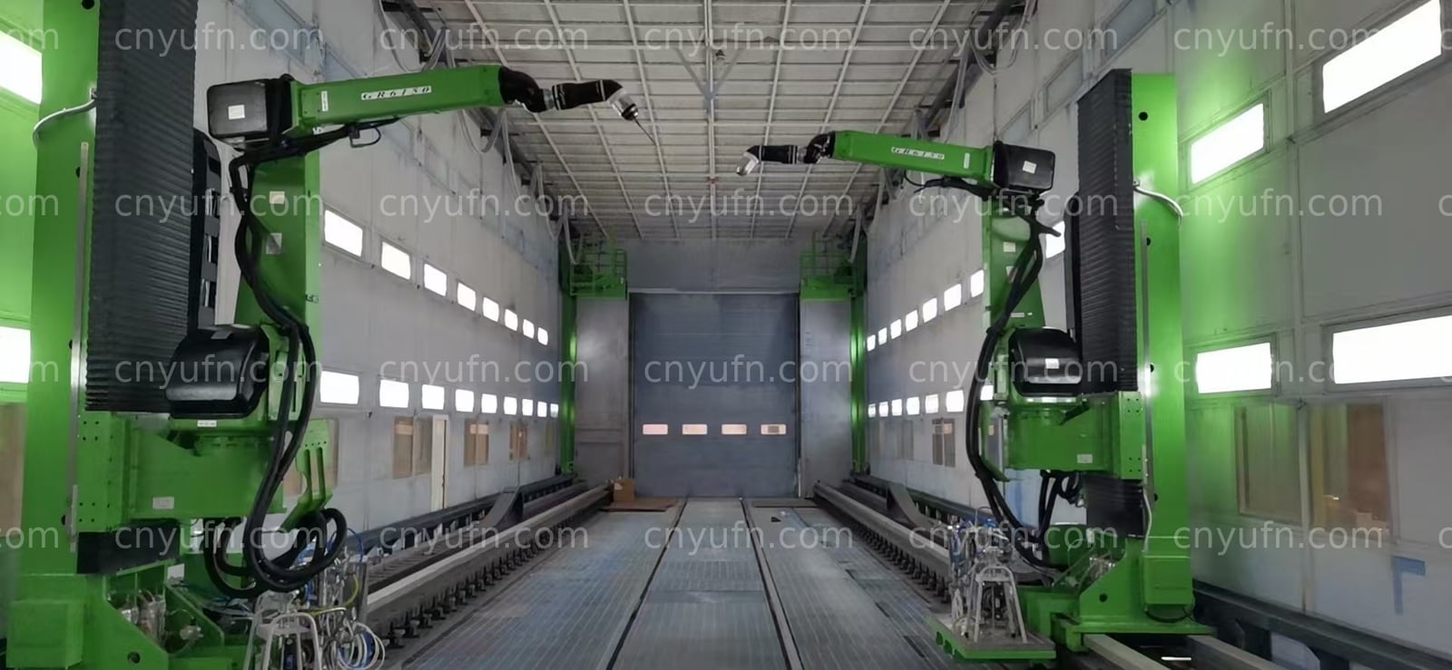 Large Workpiece Robotic Spray Coating Line Case