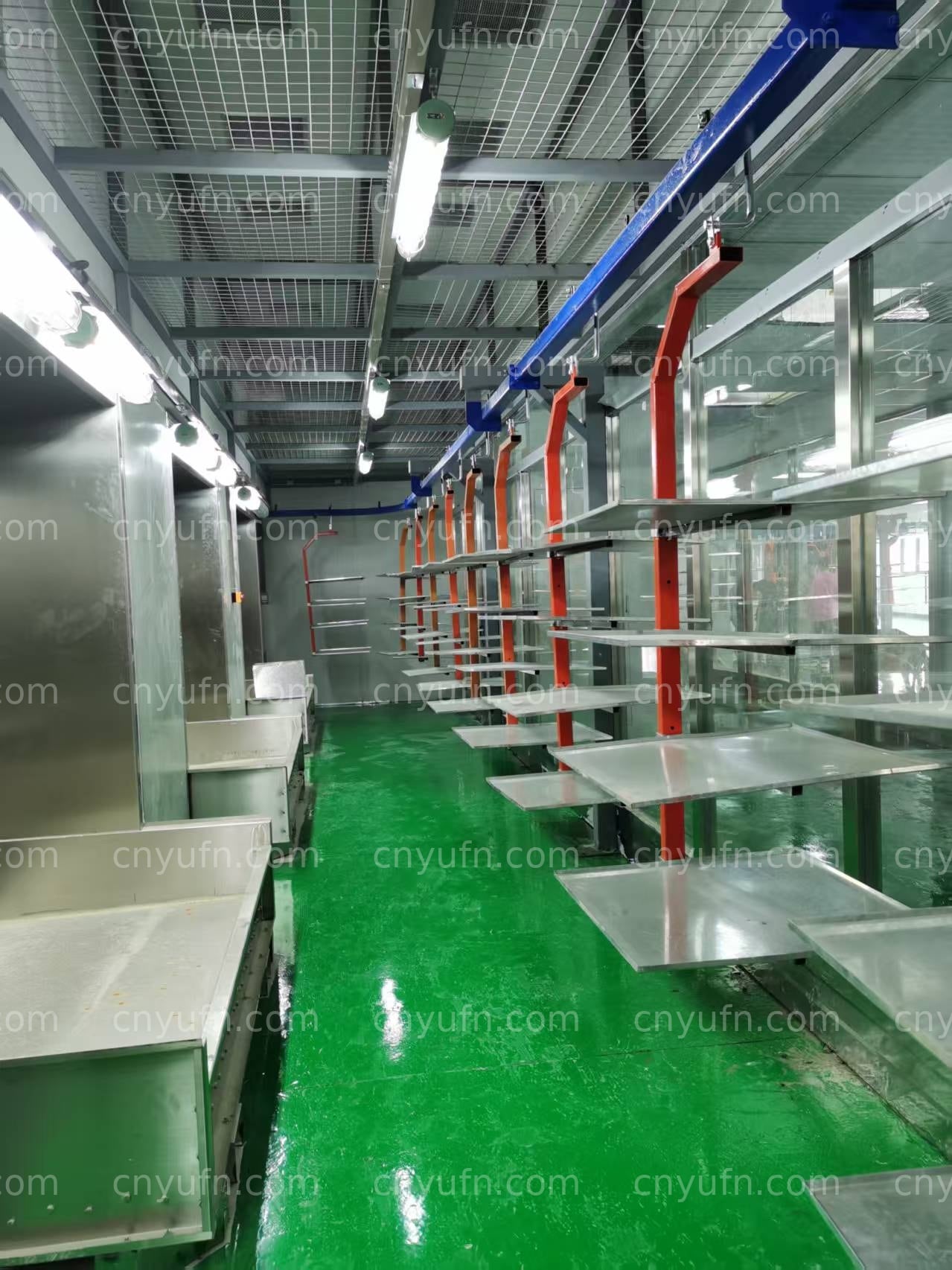 motorcycle plastic parts painting line