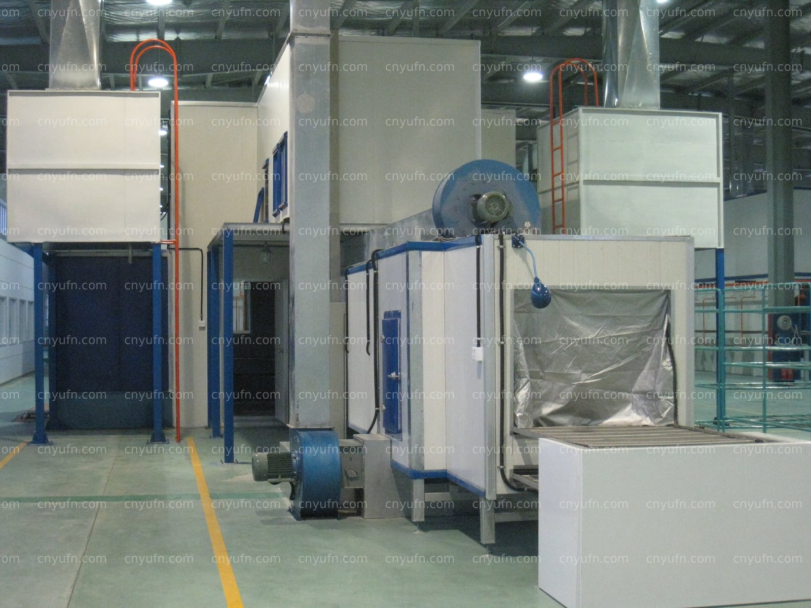 plastic parts uv coating line