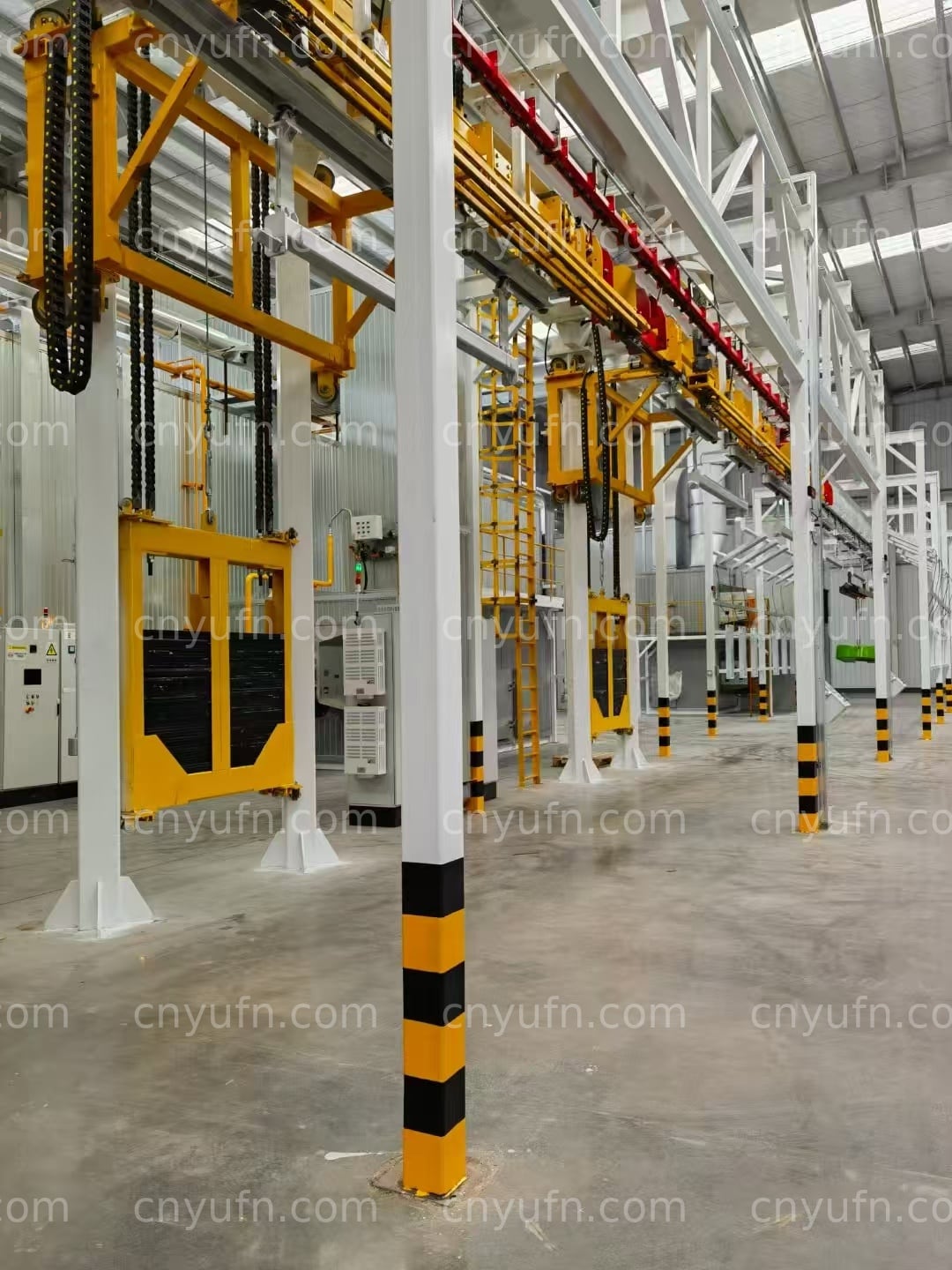 power and free conveyor line