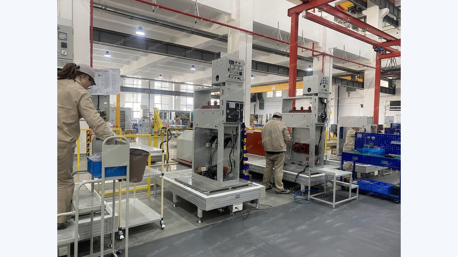 solid insulated switchgear assembly line